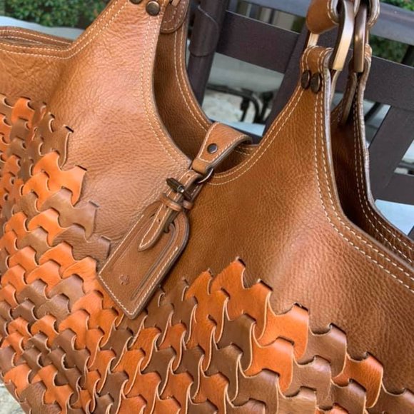 MULBERRY WOVEN TOTE BAG - Picture 3 of 9